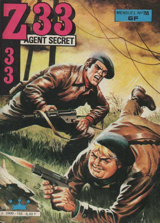 Scan de la Couverture Z 33 Agent Secret n 155